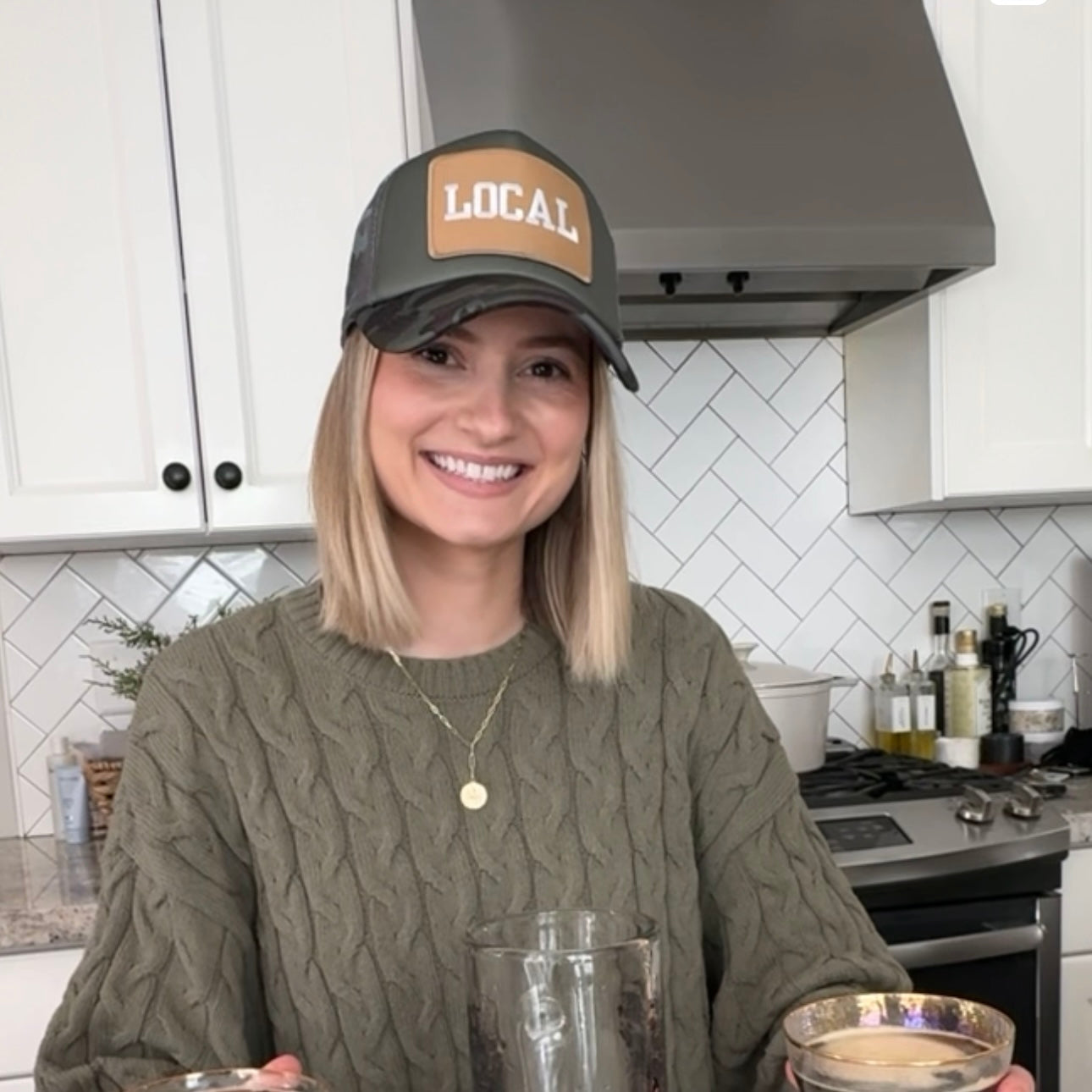 LOCAL camouflage trucker hat