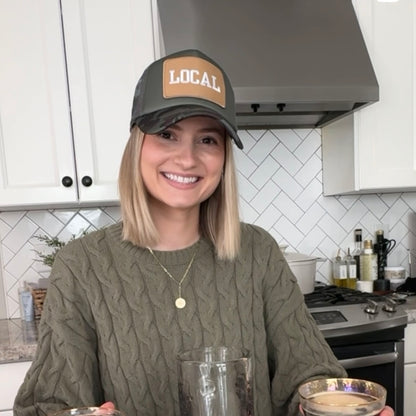 LOCAL camouflage trucker hat
