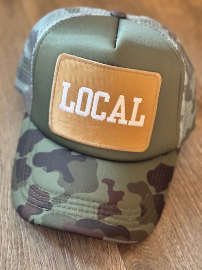 LOCAL camouflage trucker hat