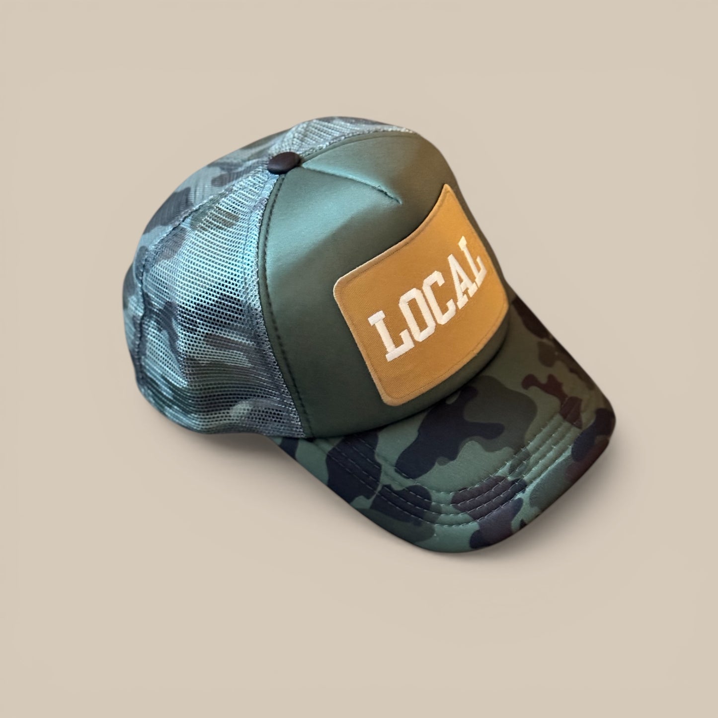 LOCAL camouflage trucker hat