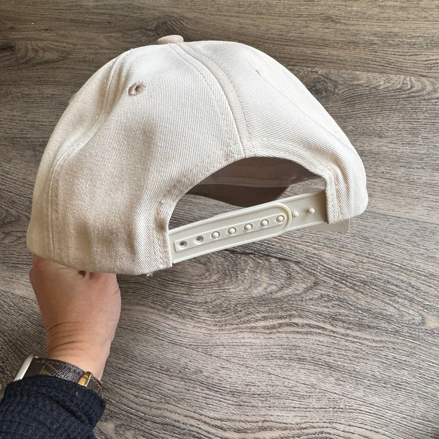 Upside down embroidered GameDay hat